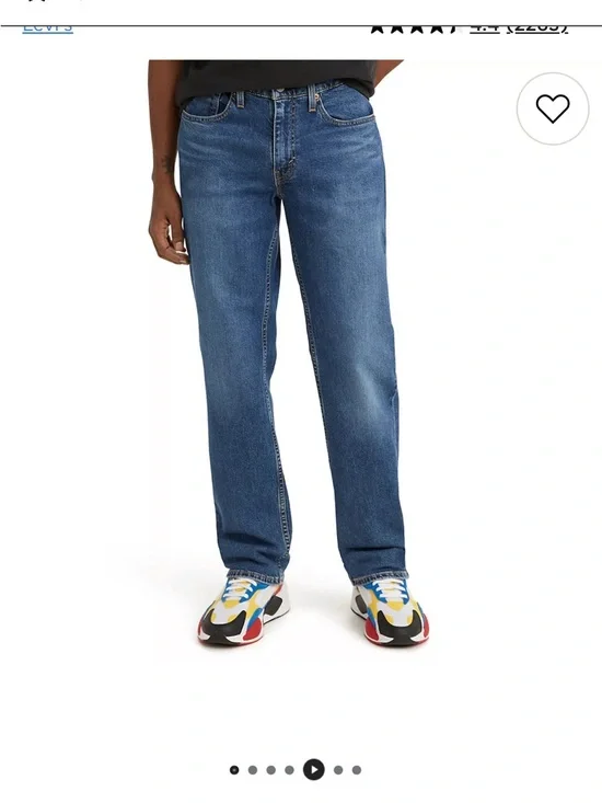 Levi’s Men’s 514 Straight Fit 31x30  Medium Wash - Picture 8 of 8